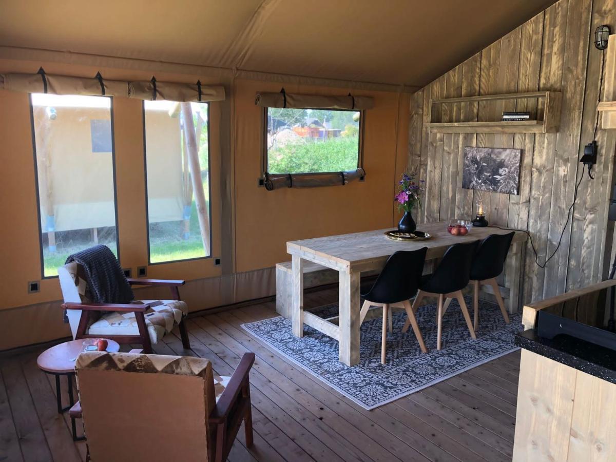 De Hazelaarshof Luxe Glampingtent Bij Natuurgebied De Millingerwaard Kekerdom Εξωτερικό φωτογραφία