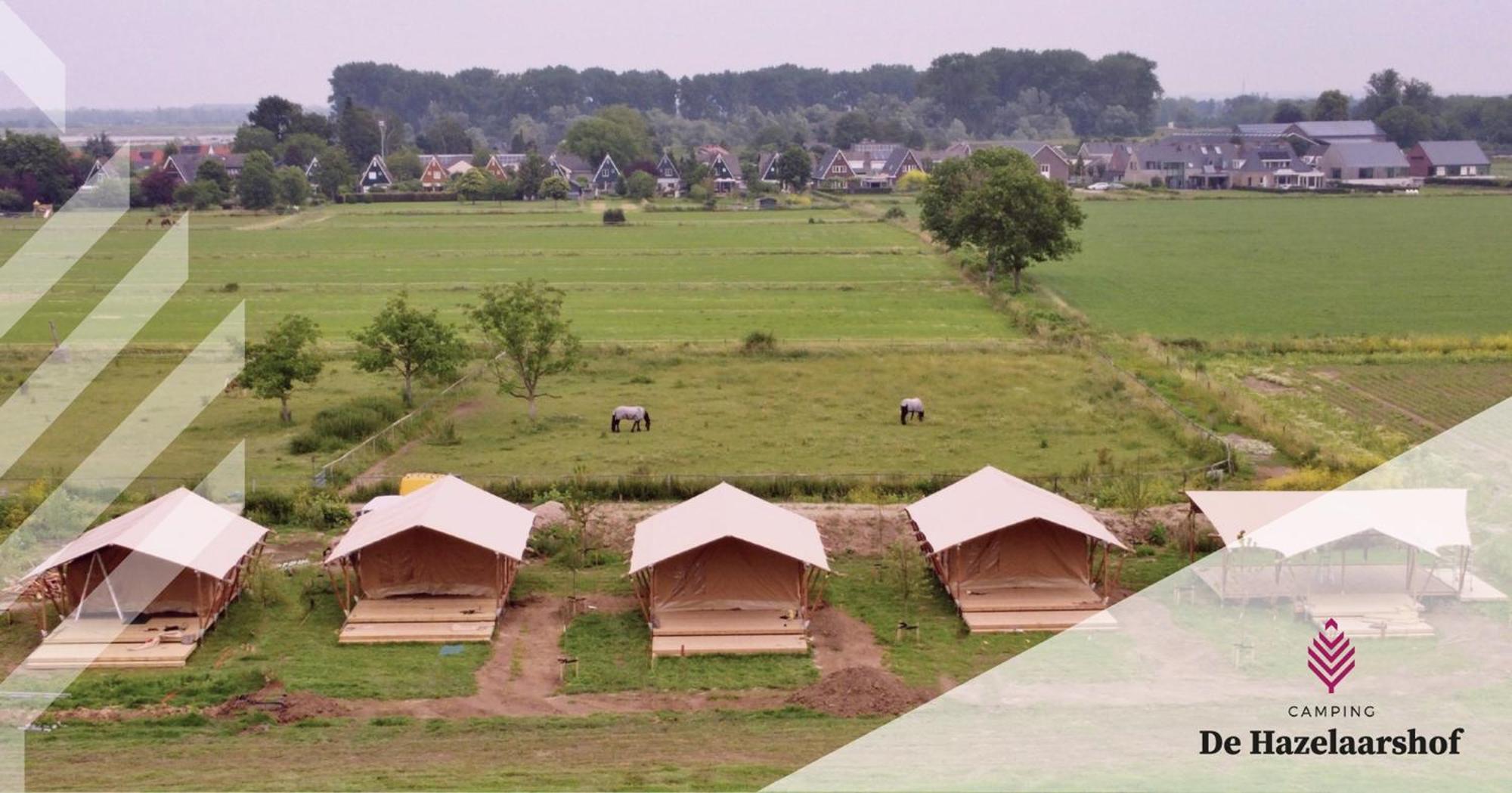 De Hazelaarshof Luxe Glampingtent Bij Natuurgebied De Millingerwaard Kekerdom Εξωτερικό φωτογραφία